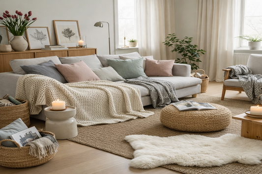 Quels textiles pour une déco scandinave cosy et moderne