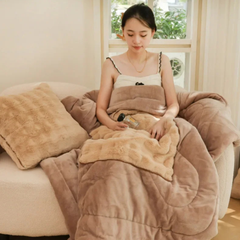 Plaid Coussin 2-en-1 DuoCocoon™ — Douceur Élite, Confort Absolu